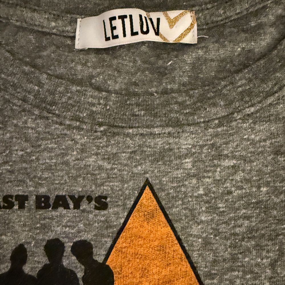 Letluv Green Day Graphic Tee Shirt Sizes S, XL Heather Gray Retro Rocker - Picture 4 of 11